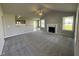 Spacious living room with fireplace and high ceilings at 95 Grace Ridge Ct, Benson, NC 27504