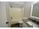 Updated bathroom with granite vanity and bathtub at 500 W Woodcroft Pkwy Pkwy # 8C, Durham, NC 27713