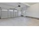 Spacious two-car garage with a windowed garage door at 7814 Nc 27, Coats, NC 27521