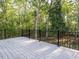 Deck overlooking wooded backyard at 363 Dublin Dr, Sanford, NC 27330