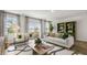 Relaxing living room with access to a deck and water views at 758 Dorset Stream Dr, Fuquay Varina, NC 27526