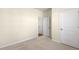 Spacious bedroom with carpeted floors and two closets at 804 Dorset Stream Dr, Fuquay Varina, NC 27526