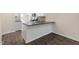 Kitchen island with granite countertop and breakfast bar at 804 Dorset Stream Dr, Fuquay Varina, NC 27526