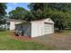 View of the detached garage from another angle at 813 Tucker St, Burlington, NC 27215