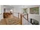 Upstairs hallway with hardwood floors and views to Gathering room at 32430 Archdale, Chapel Hill, NC 27517