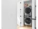 Convenient laundry room with stackable washer and dryer at 1511 Malta Ave, Raleigh, NC 27610
