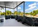 Spacious rooftop deck with city views and potted plants at 1511 Malta Ave, Raleigh, NC 27610
