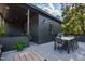 Private rooftop deck with dining area and city views at 1511 Malta Ave, Raleigh, NC 27610
