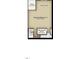 Lower level floor plan including a large bedroom, bathroom, and ample storage at 4046 Elk Creek Ln # 62, Raleigh, NC 27612