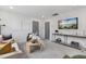 Relaxing sitting room, featuring a neutral color palette and comfortable seating at 4047 Elk Creek Ln # 13, Raleigh, NC 27612