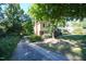 Exterior view of house with driveway and landscaping at 3109 Edgetone Dr, Raleigh, NC 27604