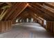 Large unfinished attic space with high ceilings and lots of potential at 621 Sugarberry Rd, Chapel Hill, NC 27514