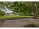 Large backyard with a shed and spacious grassy area at 230 Chavasse Ave, Henderson, NC 27536