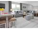 Fun game room, perfect for entertaining, with sectional sofa and game tables at 5013 Trotter Dr, Raleigh, NC 27603