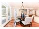 Charming dining area with a round table and four chairs, near kitchen at 110 Founders Ridge Dr, Chapel Hill, NC 27517