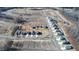 Aerial view of a new neighborhood featuring several new homes and many empty lots at 388 Glover Pk Mem Dr, Nashville, NC 27856