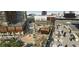 Aerial view of Arbor Vista's vibrant outdoor spaces, rooftop amenities, and street-level retail at 512 Gordon St # 302, Durham, NC 27701