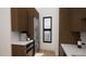 Stainless steel appliances and ample cabinet space in kitchen at 512 Gordon St # 302, Durham, NC 27701