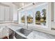 Modern kitchen features stainless steel appliances and granite countertops at 3700 Lark Farm Rd, Franklinton, NC 27525