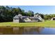 House exterior, back view, near pond at 3700 Lark Farm Rd, Franklinton, NC 27525