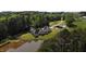 House, pond, and farm aerial view at 3700 Lark Farm Rd, Franklinton, NC 27525