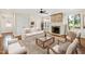 Living room boasts hardwood floors and neutral decor at 3700 Lark Farm Rd, Franklinton, NC 27525
