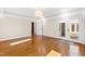 Hardwood floor bedroom with access to backyard at 3700 Lark Farm Rd, Franklinton, NC 27525