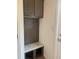 Entryway with built-in bench and storage cabinets at 6733 Oscar Barham Rd, Wake Forest, NC 27587