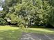 Spacious backyard with mature trees and grassy area at 414 E Morehead St, Burlington, NC 27215