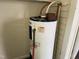 Standard water heater in a closet or utility room at 414 E Morehead St, Burlington, NC 27215