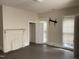Bright bedroom featuring a fireplace and hardwood floors at 414 E Morehead St, Burlington, NC 27215