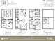 3-story floor plan, 3-4 bedrooms, 3.5 baths, rooftop deck at 202 Byrum St # 2, Cary, NC 27511