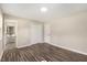Bedroom with door to bathroom and double doors at 712 Blount St, Smithfield, NC 27577
