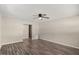 Bright living room featuring hardwood floors and neutral walls at 712 Blount St, Smithfield, NC 27577