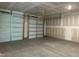 Unfinished two car garage with new garage doors at 87 Furley St., Homesite 112, Sanford, NC 27330