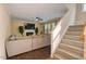 Spacious living room with sectional sofa and fireplace at 65 Applegate Dr, Franklinton, NC 27525