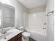 Clean bathroom, bathtub, toilet and sink at 9 Oxmoor Dr, Durham, NC 27703