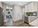 White kitchen with stainless steel appliances and ample counter space at 167 Pretty Run Branch Ln, Wendell, NC 27591