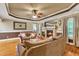 Living room features a fireplace and decorative wall art at 319 River Knoll Dr, Clayton, NC 27527