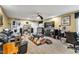 Home theater entertainment room, including comfortable seating and audio/video equipment at 319 River Knoll Dr, Clayton, NC 27527