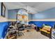 Bright home office with a large window and desk at 319 River Knoll Dr, Clayton, NC 27527