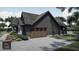 Modern farmhouse design with attached garage at Lot 5 Joyful Creek Trl, Zebulon, NC 27597