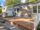 Back deck with grill and space for outdoor entertaining at 2302 Bernard St, Raleigh, NC 27608