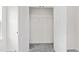 Open closet with wire shelving and gray carpet at 420 Oak Park Blvd, Youngsville, NC 27596