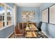 Spacious home office with wood desk and comfortable chairs at 203 Calebs Corner Pl, Spring Lake, NC 28390