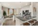 Modern kitchen with stainless steel appliances and granite countertops at 203 Calebs Corner Pl, Spring Lake, NC 28390