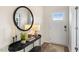 Inviting entryway with console table, mirror, and stylish decor at 203 Calebs Corner Pl, Spring Lake, NC 28390