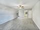 Bright bedroom with ceiling fan and carpeting at 2504 Timothy Dr, Fuquay Varina, NC 27526