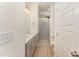 Modern bathroom with double vanity, shower, and toilet at 112 N Guthrie Ave # B, Durham, NC 27703