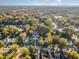 Aerial view showcasing the home's curb appeal and surrounding area at 112 N Guthrie Ave # C, Durham, NC 27703